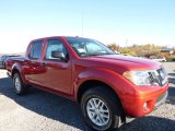 Lava Red Nissan Frontier in 2016