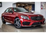 2016 Mercedes-Benz C designo Cardinal Red Metallic