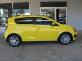 Bright Yellow Chevrolet Sonic in 2016