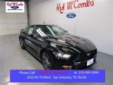 2016 Shadow Black Ford Mustang EcoBoost Premium Coupe #108435524