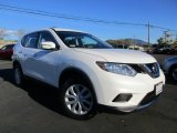 2014 Moonlight White Nissan Rogue S AWD #108472408