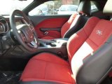 2016 Dodge Challenger R/T Plus Black/Ruby Red Interior