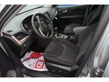 2016 Jeep Cherokee Latitude Black Interior