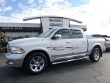2012 Bright White Dodge Ram 1500 Laramie Crew Cab 4x4 #108472303