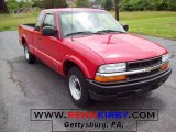 2002 Victory Red Chevrolet S10 Extended Cab #10841793
