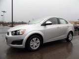 2016 Silver Ice Metallic Chevrolet Sonic LT Sedan #108506173