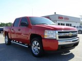 2008 Victory Red Chevrolet Silverado 1500 LT Crew Cab #10837221