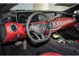 2016 Mercedes-Benz S 550 4Matic Coupe designo Bengal Red/Black Interior