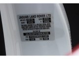 2016 F-TYPE Color Code for Polaris White - Color Code: 1AA