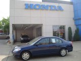 2005 Eternal Blue Pearl Honda Civic LX Sedan #10830868