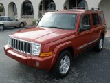 2006 Inferno Red Pearl Jeep Commander Limited #10837964