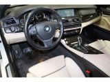 2012 BMW 5 Series ActiveHybrid 5 Oyster/Black Interior