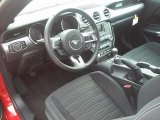 2016 Ford Mustang EcoBoost Coupe Ebony Interior