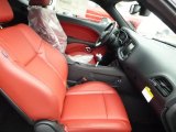 2016 Dodge Challenger R/T Black/Ruby Red Interior