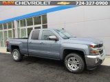 2016 Slate Grey Metallic Chevrolet Silverado 1500 LT Double Cab 4x4 #108609984