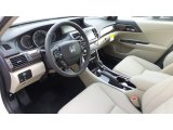 2016 Honda Accord EX-L V6 Sedan Ivory Interior