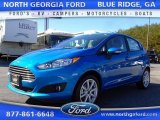 2016 Blue Candy Metallic Ford Fiesta SE Hatchback #108609904