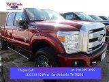 Ruby Red Metallic Ford F350 Super Duty in 2016