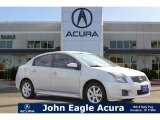 Brilliant Silver Metallic Nissan Sentra in 2010