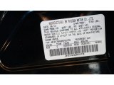 2014 Q Color Code for Black Obsidian - Color Code: KH3