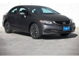 2015 Modern Steel Metallic Honda Civic EX Sedan #108722144