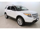 2013 White Platinum Tri-Coat Ford Explorer XLT 4WD #108728709
