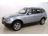 2005 BMW X3 3.0i Front 3/4 View