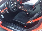 2016 Porsche 911 GT3 RS Black/Lava Orange Interior