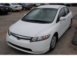 2007 Taffeta White Honda Civic Hybrid Sedan #108755150