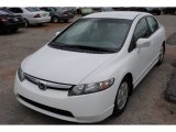 2007 Taffeta White Honda Civic Hybrid Sedan #108755150