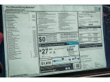 2016 BMW 4 Series 428i Gran Coupe Window Sticker