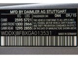 2016 S Color Code for designo Magno Alanite Grey Metallic (matte) - Color Code: 044