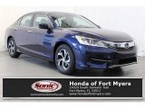 2016 Obsidian Blue Pearl Honda Accord LX Sedan #108754695