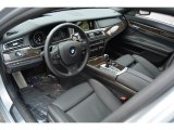 2015 BMW 7 Series 750Li xDrive Sedan Black Interior