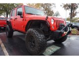 2015 Jeep Wrangler Unlimited Sport 4x4 Front 3/4 View