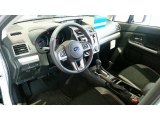 2016 Subaru Crosstrek Hybrid Black Interior
