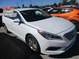 2016 Quartz White Pearl Hyundai Sonata SE #108824701