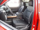 2016 Chevrolet Silverado 1500 LTZ Crew Cab 4x4 Jet Black Interior