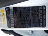 2016 Range Rover Evoque Color Code for Fuji White - Color Code: 867