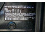 2016 5 Series Color Code for Dark Graphite Metallic - Color Code: A90