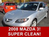 Sunlight Silver Metallic Mazda MAZDA3 in 2008