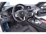 2016 BMW 7 Series 740i Sedan Black Interior