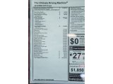 2016 BMW 4 Series 428i Coupe Window Sticker