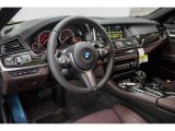 2016 BMW 5 Series 550i Sedan Mocha Interior