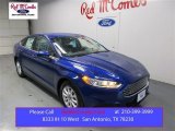 2016 Deep Impact Blue Metallic Ford Fusion S #109001484