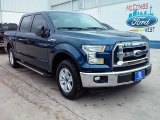 2015 Blue Jeans Metallic Ford F150 XLT SuperCrew #109007508