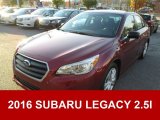 2016 Venetian Red Pearl Subaru Legacy 2.5i #109007457