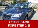 2016 Quartz Blue Pearl Subaru Forester 2.5i #109007452