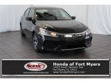 2016 Crystal Black Pearl Honda Accord LX Sedan #109024545