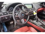2016 BMW 6 Series 650i Gran Coupe Vermillion Red Interior